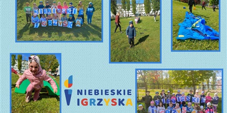 Kwiecień – Miesiąc Świadomości Autyzmu w Przedszkolu nr 9 Bursztynki w Niebieskich Igrzyskach